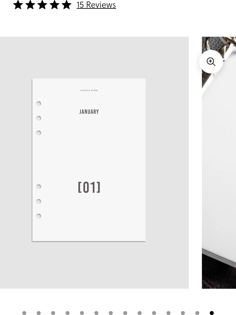 Personal Size Monthly OverLays